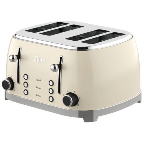 Zilan ZLN1214 Retro kenyérpirító – 4 szeletes