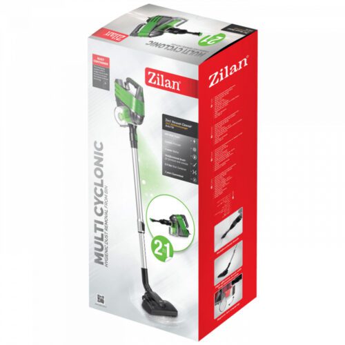 9L porzsák - cyclon - 600W - zöld/szürke