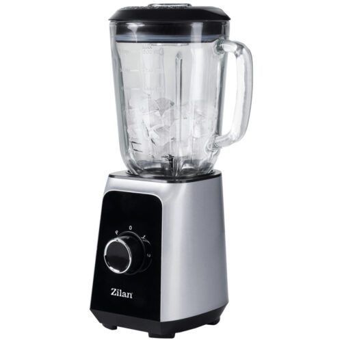 5L - 2 sebesség - Pulse funkció - üveg - jégtörő - 1000W - fekete/szürke