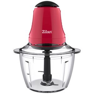Zilan ZLN5619 Elektromos aprítógép - üvegedény -1L - 200W - piros