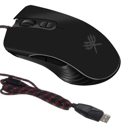 Ergonomikus gamer egér 7 programozható gombbal - LED háttérvilágítással (WNDR16716)