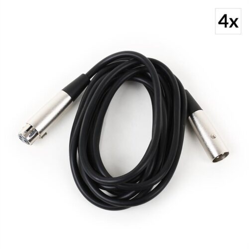FrontStage négy XLR kábelből álló készlet