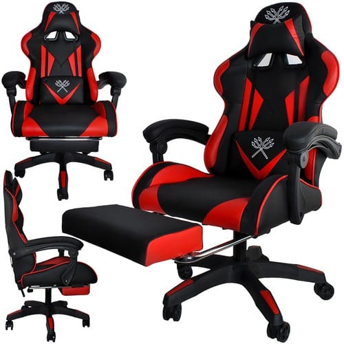 Gamer fotel - szilikon kerekekkel