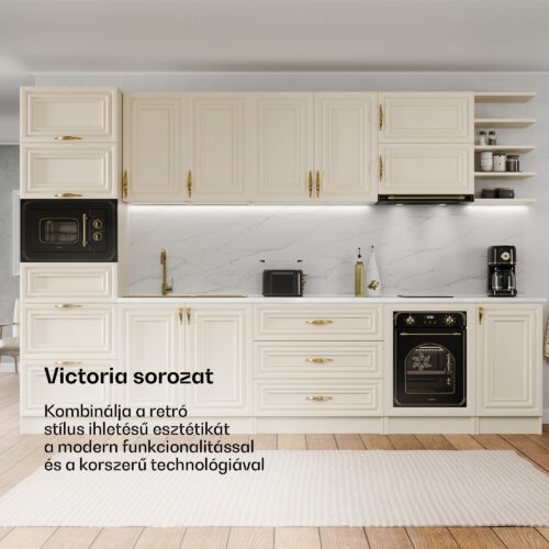 Klarstein Victoria beépített sütő 45 cm 49 l fekete - Image 2