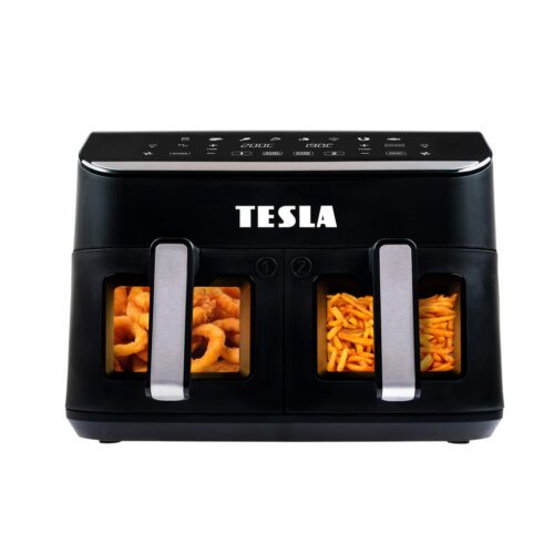 TESLA AirCook Q460 XXL DualZone dupla forró levegős sütő - Image 2