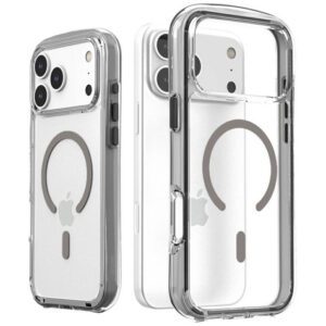 Araree Duple M Air MagSafe tok iPhone 17 Pro Max szürke