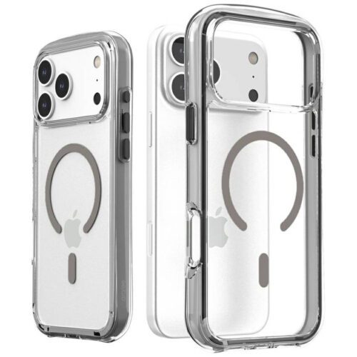 Araree Duple M Air MagSafe tok iPhone 17 Pro Max szürke