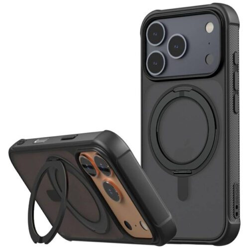 Araree Duple M Stand MagSafe tok az iPhone 17 Pro-hoz Fekete