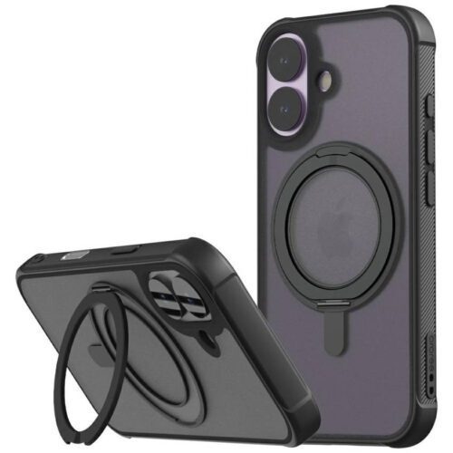 Araree Duple M Stand MagSafe tok iPhone 17 Fekete