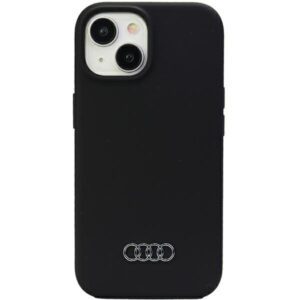 Audi szilikon tok iPhone 15 Plus 6.7" fekete keménytok AU-LSRIP15M-Q3/D1-BK
