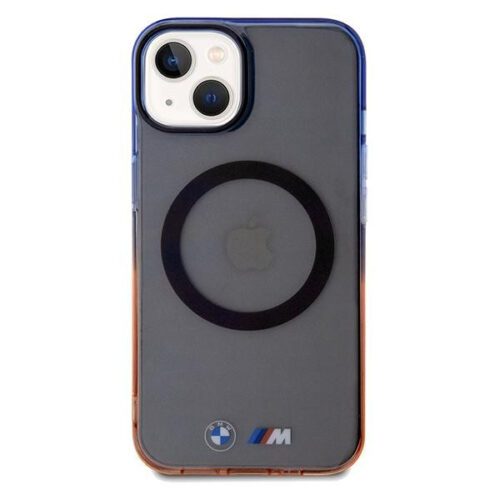 BMW BMHMP15MHTGE Gradient Bumper MagSafe keménytok iPhone 15 Plus - szürke - Image 2