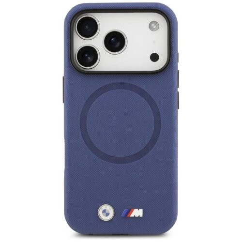 BMW M FW fém logó MagSafe tok az iPhone 17 Pro-hoz Navy kék - Image 2