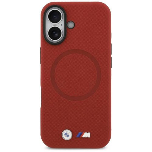 BMW M FW fém logó MagSafe tok iPhone 17 piros - Image 2