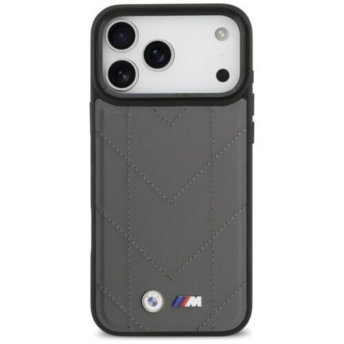 BMW M steppelt logóval ellátott tok MagSafe iPhone 17 Pro Max készülékhez antracit színben - Image 2