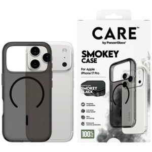 CARE by PanzerGlass Zászlóshajó Urban Explorer tok fekete színben MagSafe iPhone 17 Pro füsthöz