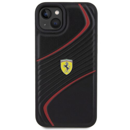 Ferrari FEHCP15MPTWK iPhone 15 Plus 6.7" fekete keménytok Twist fém logóval - Image 2