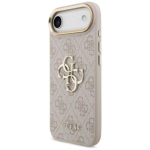 GUESS tok az IPHONE 17 Air készülékhez GUHCP17M4GMGCPI (PU W/ Big 4G Classic Logo) arany rózsaszínű