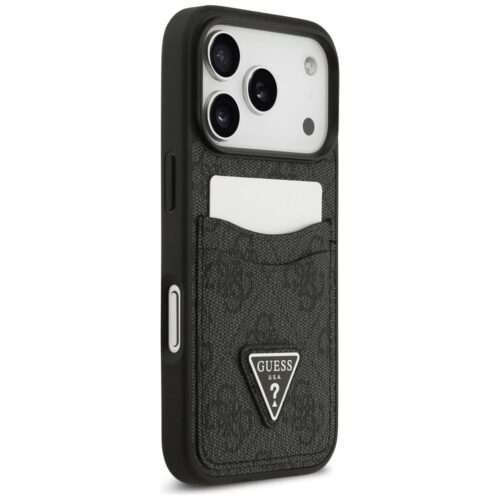 GUESS tok az IPHONE 17 Pro készülékhez GUHCP17LP4TPK (4G dupla kártya háromszög) fekete - Image 2