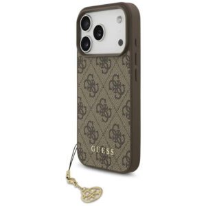 Guess 4G Charms Collection MagSafe tok iPhone 17 Pro barna színű iPhone 17 Pro készülékhez