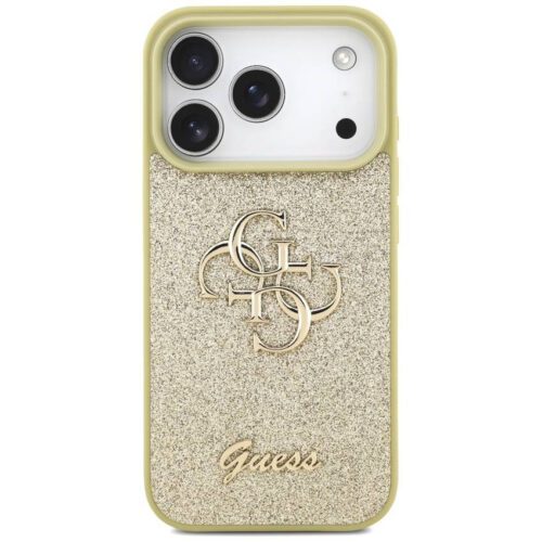 Guess Fixed Glitter Big 4G tok iPhone 17 Pro-hoz arany - Image 2