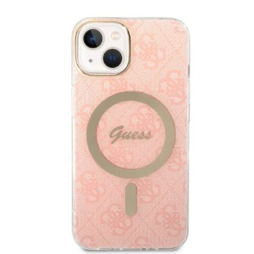 Guess GUBPP14MH4EACSP tok+ töltő iPhone 14 Plus 6.7" rózsaszín keménytok 4G Print MagSafe - Image 2