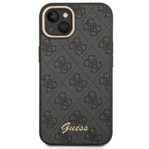 Guess GUHCP14MHG4SHK iPhone 14 Plus 6.7" fekete keménytok 4G Vintage arany logóval - Image 2
