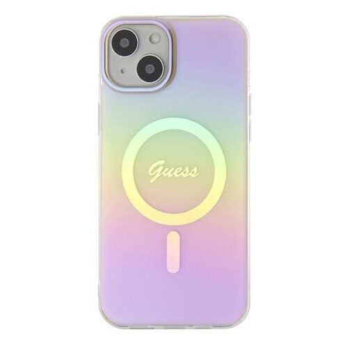 Guess GUHMP15MHITSP iPhone 15 Plus 6.7" rózsaszín keménytok IML Iridescent MagSafe IML Iridescent MagSafe - Image 2
