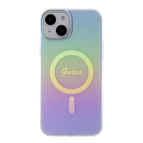 Guess GUHMP15MHITSU iPhone 15 Plus 6.7" lila keménytok IML Iridescent MagSafe - Image 2