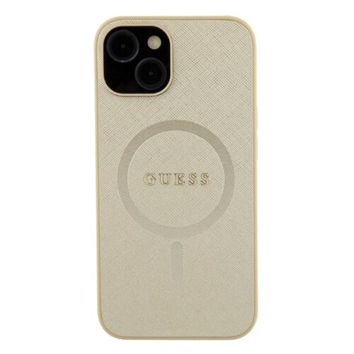 Guess GUHMP15MPSAHMCB iPhone 15 Plus 6.7" arany keménytok Saffiano MagSafe Saffiano MagSafe - Image 2