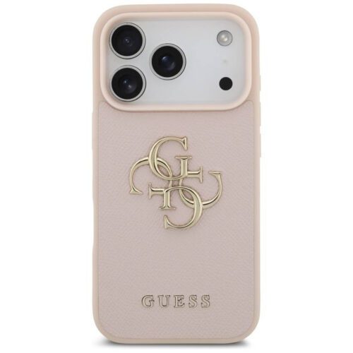 Guess szemcsés Big 4G & Classic Logo tok iPhone 17 Pro rózsaszínhez - Image 2