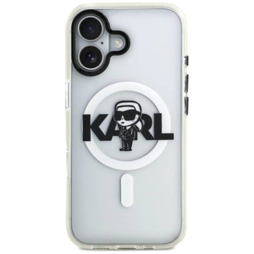 Karl Lagerfeld IML Karl Sketch Logo MagSafe tok iPhone 17 Tiszta - Image 2
