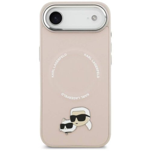 Karl Lagerfeld Karl & Choupette Pins MagSafe tok iPhone Air rózsaszínű iPhone Airhez - Image 2