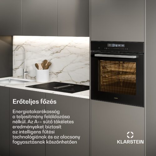 Klarstein Airjet sütő | Elektromos sütő fritőz funkcióval | 2900 W | 72 l | 60 cm - Image 2