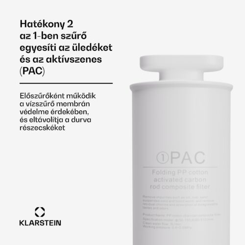 2 az 1-ben szűrőrendszer