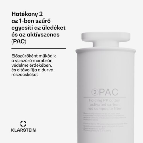 2 az 1-ben szűrőrendszer