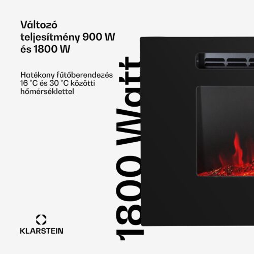 elektromos fali és beépített kandalló