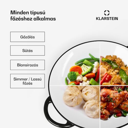 Klarstein Jersey Wok - fekete - Image 4