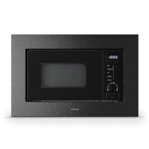 Klarstein Verosteel beépített mikrohullámú sütő grillel | 800 W grill | 700 W mikrohullámú sütő | 60 cm