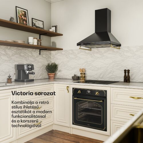Klarstein Victoria piro-sütő | elektromos sütő pirolízis funkcióval | 3150 W | 76 l | 60 cm - Image 2