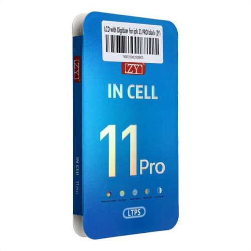 LCD kijelző iPhone 11 Pro digitalizátorral fekete (ZY/HD) - ALKATRÉSZ!