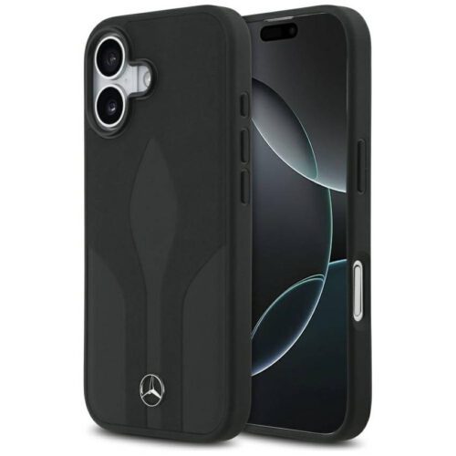 Mercedes Leather The Move MagSafe tok iPhone 17 fekete
