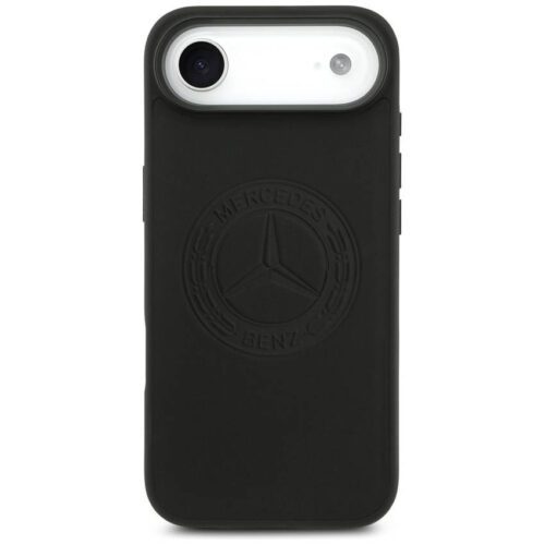 Mercedes Leather Vintage Logo MagSafe tok iPhone Air fekete bőrhöz - Image 2