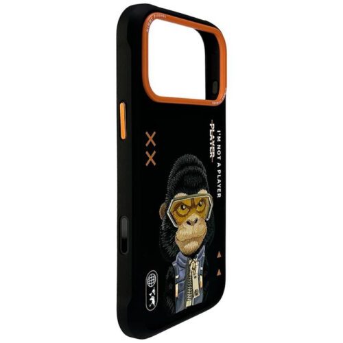 Nimmy Cool&Cute 2.0 Gorilla tok iPhone 17 Pro Max készülékhez fekete - Image 2
