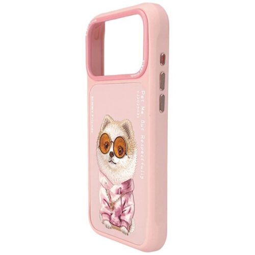 Nimmy szemüveg tok Cool Dog iPhone 17 Pro Max készülékhez rózsaszín - Image 2