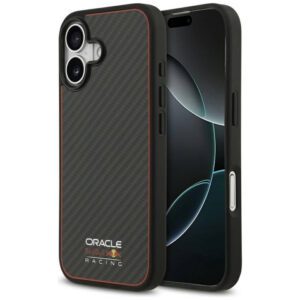 Red Bull Kevlar Logo Matt MagSafe tok iPhone 17 fekete
