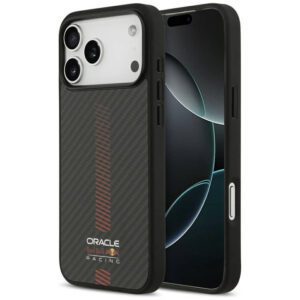 Red Bull Kevlar Powerbar MagSafe tok iPhone 17 Pro Max készülékhez fekete