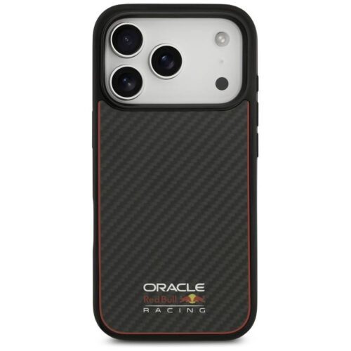 Red Bull kevlár logós tok Matt MagSafe iPhone 17 Pro-hoz fekete - Image 2