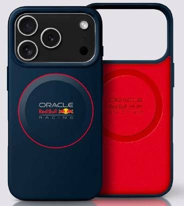 Red Bull szilikon Red Ring MagSafe tok iPhone 17 Pro Max-hoz Navy Blue kék