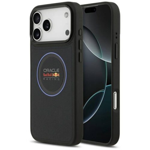 Red Bull tok Red Bull hálós kék gyűrű és fémgombok MagSafe iPhone 17 Pro Max számára
