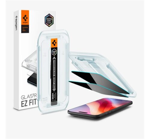 SPIGEN EZ FIT képernyővédő üveg 2db (2.5D